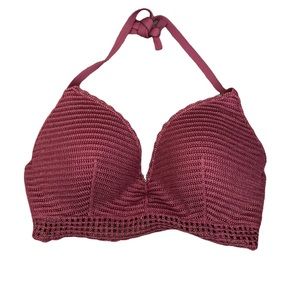 Shade & Shore Crochet Look Bikini Top Size 36DD